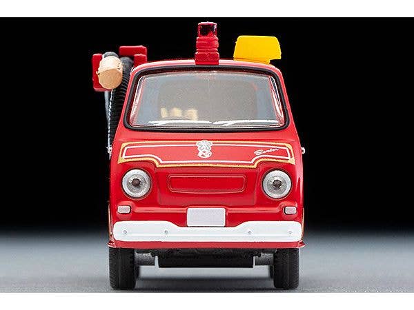 Tomica Limited Vintage 1/64 LV-68c Subaru Sambar Pump Fire Truck with a figure | 4543736324959