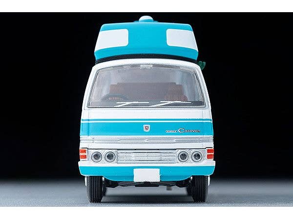 Tomica Limited Vintage NEO 1/64 LV-N312a Nissan Caravan Camper White/Sky Blue 1973 | 4543736325062