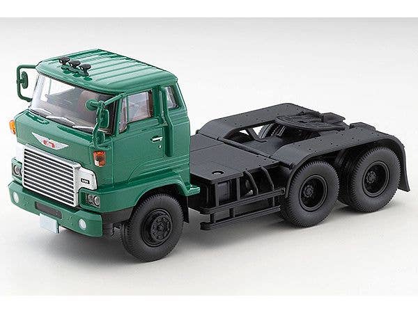 Tomica Limited Vintage 1/64 LV-N173b HINO HH341 Heavy Equipment Transport Trailer Green | 4543736327134