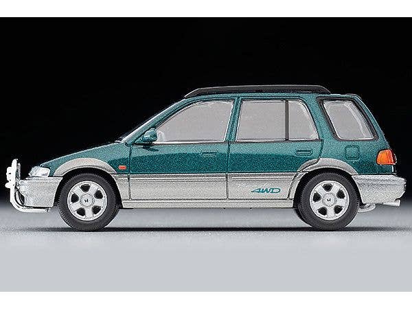 Tomica Limited Vintage 1/64 LV-N293B Honda Civic Shuttle Beagle 1994 Green And Grey | 4543736327332