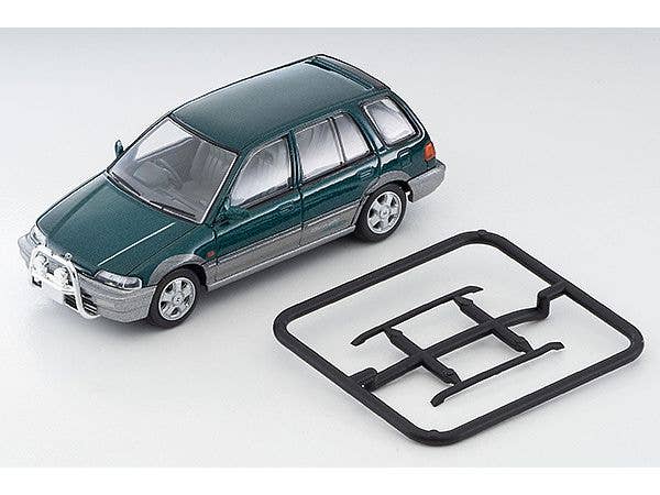Tomica Limited Vintage 1/64 LV-N293B Honda Civic Shuttle Beagle 1994 Green And Grey | 4543736327332