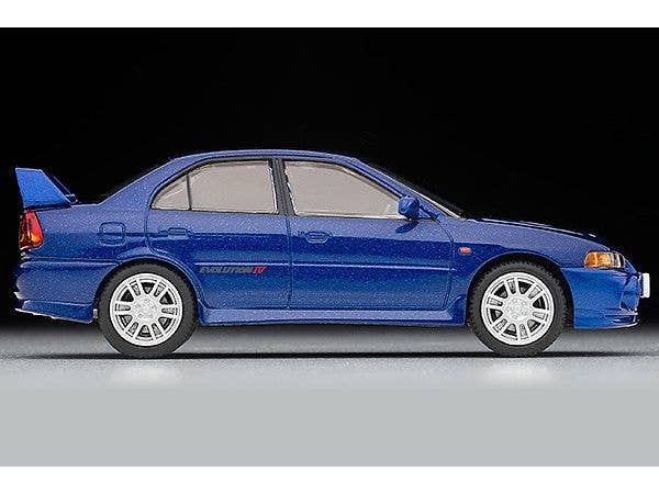 Tomica Limited Vintage 1/64 LV-N186e Mitsubishi Lancer GSR Evolution IV Blue | 4543736327356