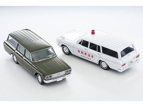 Tomica Limited Vintage 1/64 LV-207a Toyopet Masterline Fire/Ambulance 1966 | 4543736327806