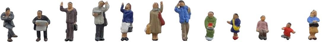 TomyTec People 101-2 Passengers 2, 12 Figure Set | 4543736328223
