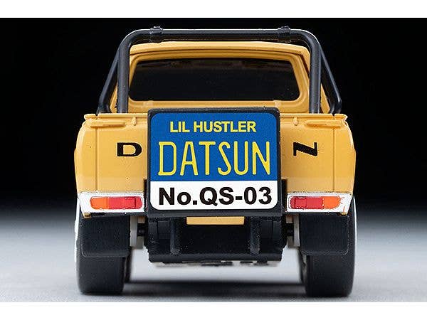 TomyTec Choro Q QS-03b Datsun Truck Beige with a Surfboard | 4543736328483