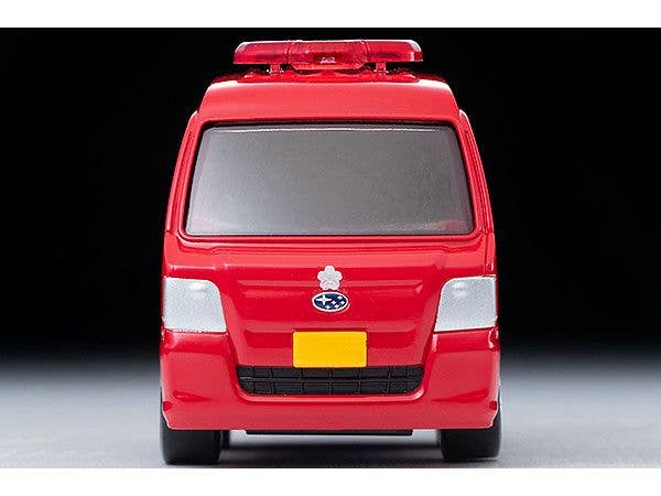 TomyTec Choro Q QS-04b SUBARU SAMBAR Van Fire Chief's Vehicle | 4543736328490