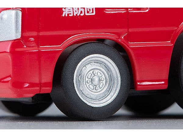 TomyTec Choro Q QS-04b SUBARU SAMBAR Van Fire Chief's Vehicle | 4543736328490