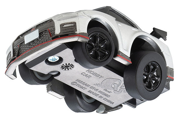 TomyTec Choro Q QS-05B Nissan Gt-R Nid7:D27Smo Nismo N Attack Package Silver | 4543736328506
