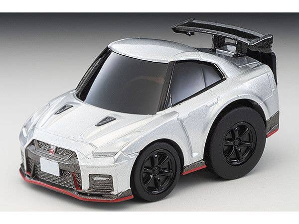 TomyTec Choro Q QS-05B Nissan Gt-R Nid7:D27Smo Nismo N Attack Package Silver | 4543736328506