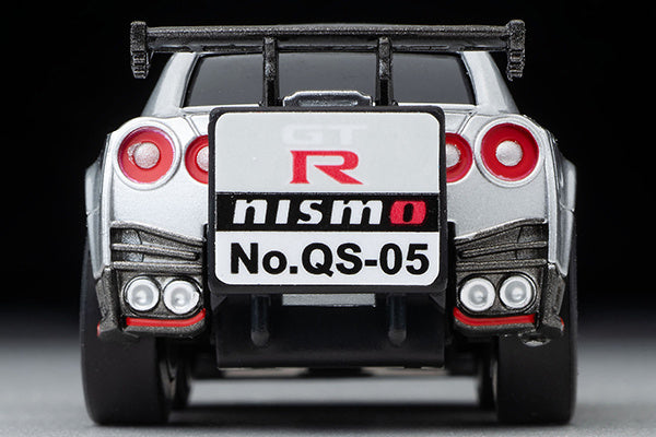 TomyTec Choro Q QS-05B Nissan Gt-R Nid7:D27Smo Nismo N Attack Package Silver | 4543736328506