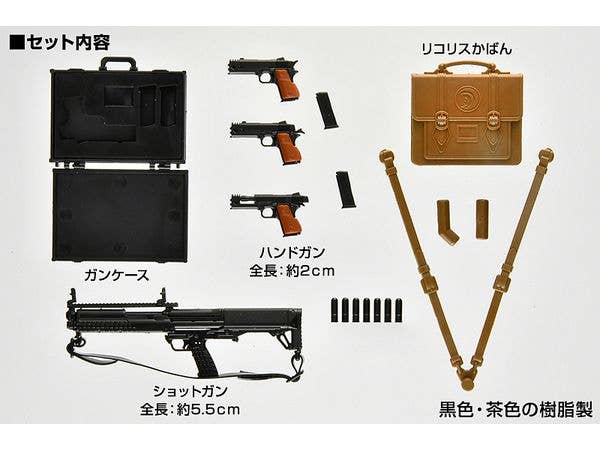 TomyTec Little Armory 1/12 LALR01 Lycoris Recoil Weapons Chisato ver. | 4543736329206