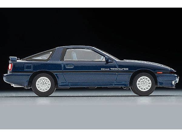 Tomica Limited Vintage 1/64 LV-N106F Toyota Supra 2.0GT Twin Turbo Navy Blue 1987 | 4543736329336