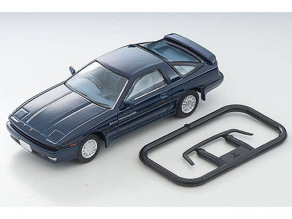 Tomica Limited Vintage 1/64 LV-N106F Toyota Supra 2.0GT Twin Turbo Navy Blue 1987 | 4543736329336