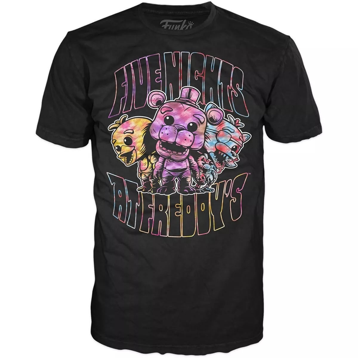 FUNKO Five Nights At Freddys • T-shirt in scatola TIE-DYE ART | 889698654784