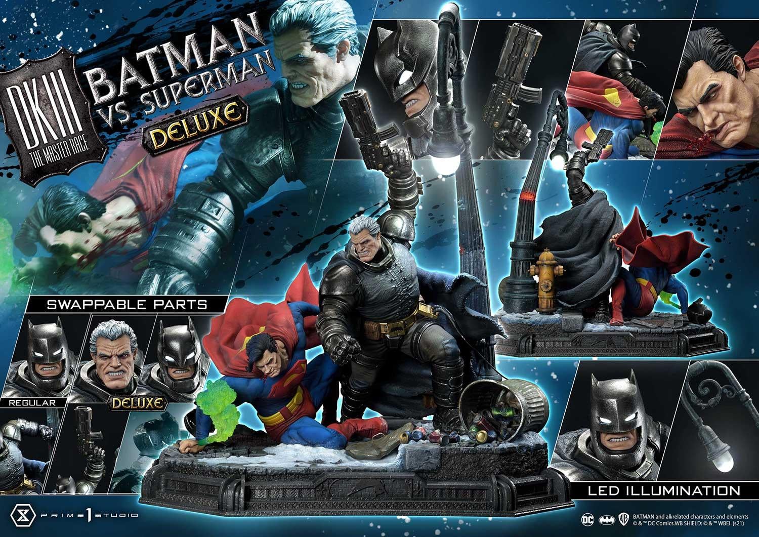 Ultimate Diorama Masterline Batman:The Dark Knight Returns (Comics) Batman versus Superman DX Bonus Version