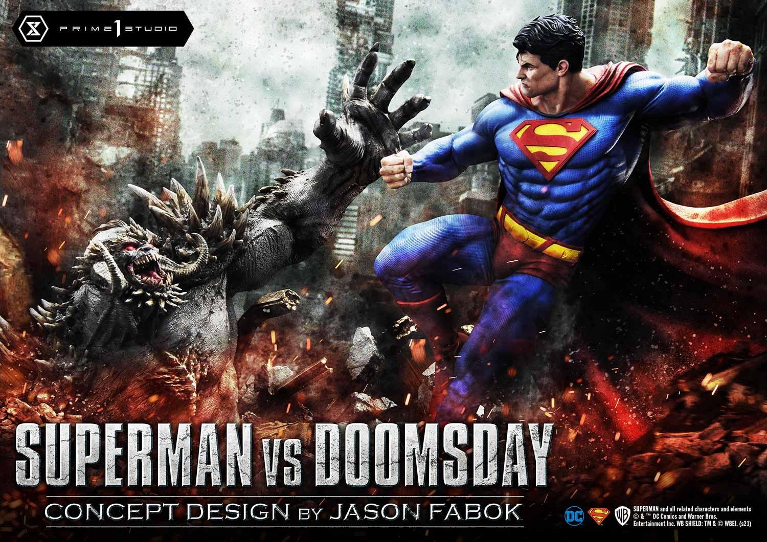 Ultimate Museum Masterline Superman (Comics) Superman VS Doomsday (Concept By Jason Fabok)