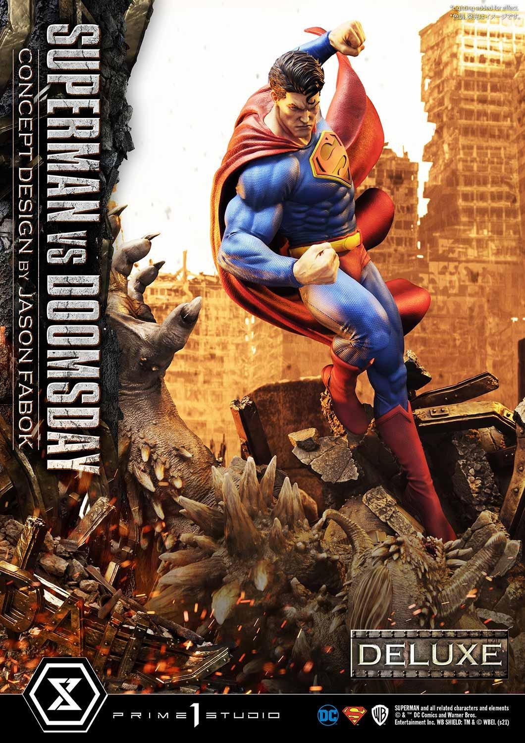 Ultimate Museum Masterline Superman (Comics) Superman VS Doomsday (Concept By Jason Fabok) Deluxe Version