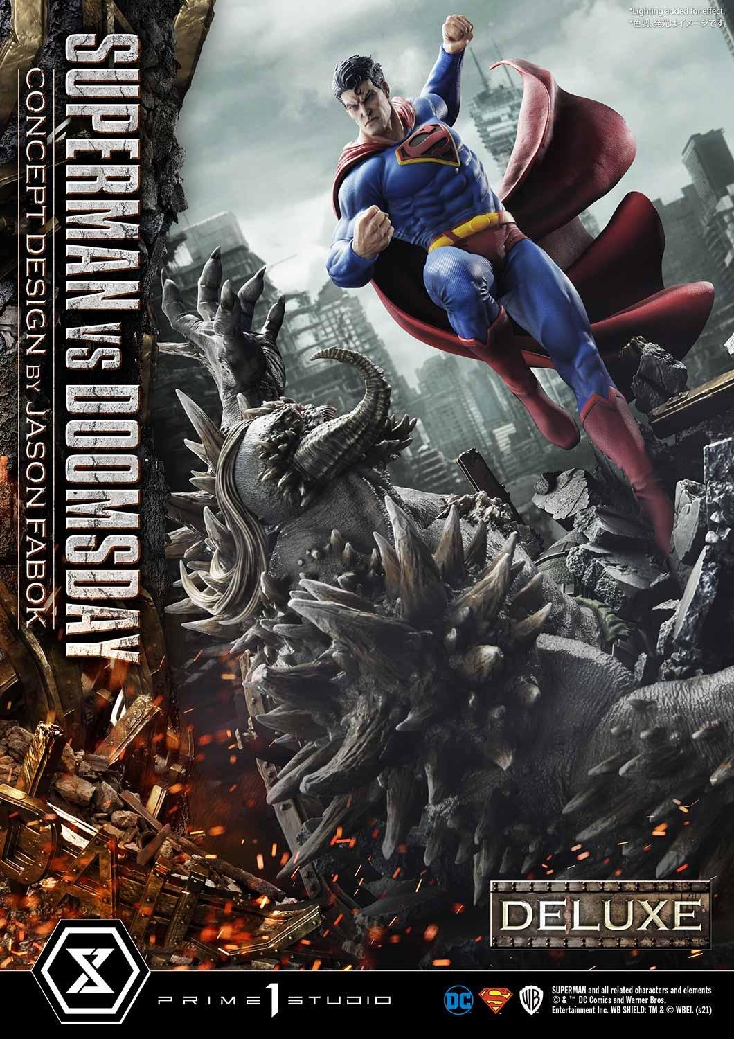 Ultimate Museum Masterline Superman (Comics) Superman VS Doomsday (Concept By Jason Fabok) Deluxe Version