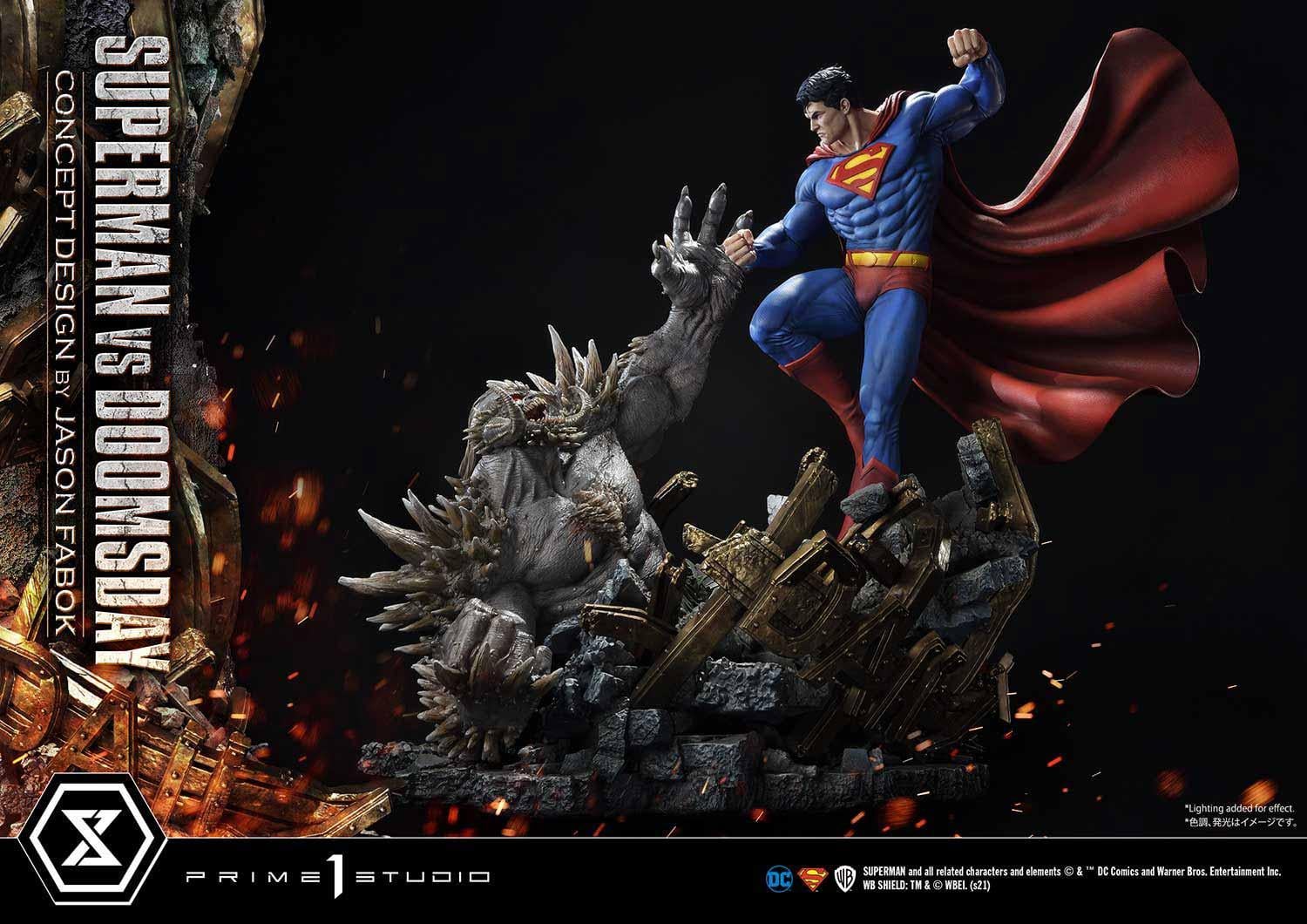 Ultimate Museum Masterline Superman (Comics) Superman VS Doomsday (Concept By Jason Fabok) DX Bonus Version
