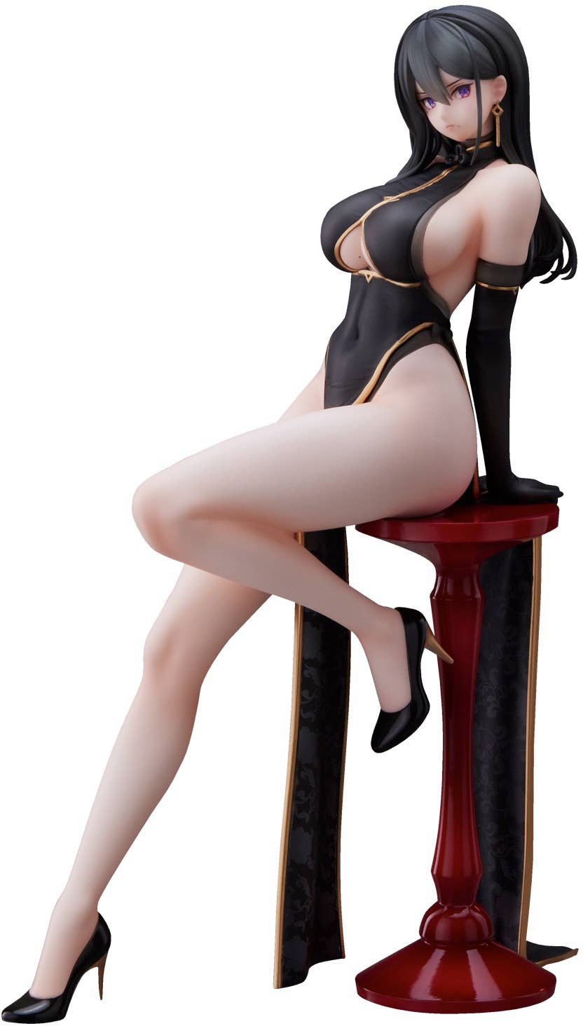 eStream Hayabusa Illustration Black China Dress-chan | 4589642714477