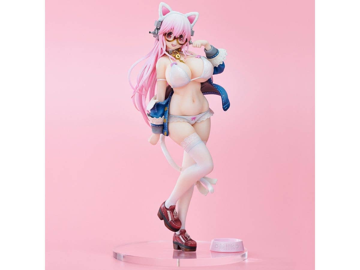 Union Creative Nitroplus Super Sonico (White Cat Ver.) Figure (2nd Reissue) | 4589642715276