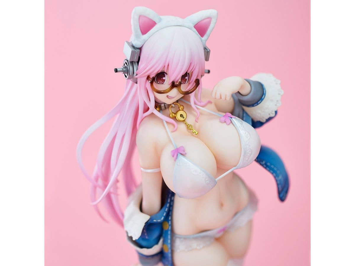 Union Creative Nitroplus Super Sonico (White Cat Ver.) Figure (2nd Reissue) | 4589642715276