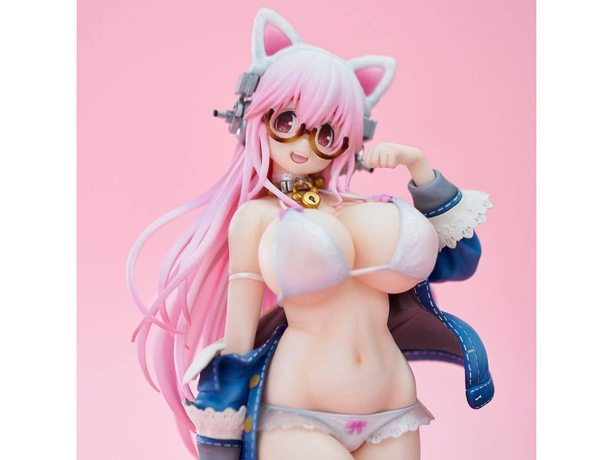 Union Creative Nitroplus Super Sonico (White Cat Ver.) Figure (2nd Reissue) | 4589642715276