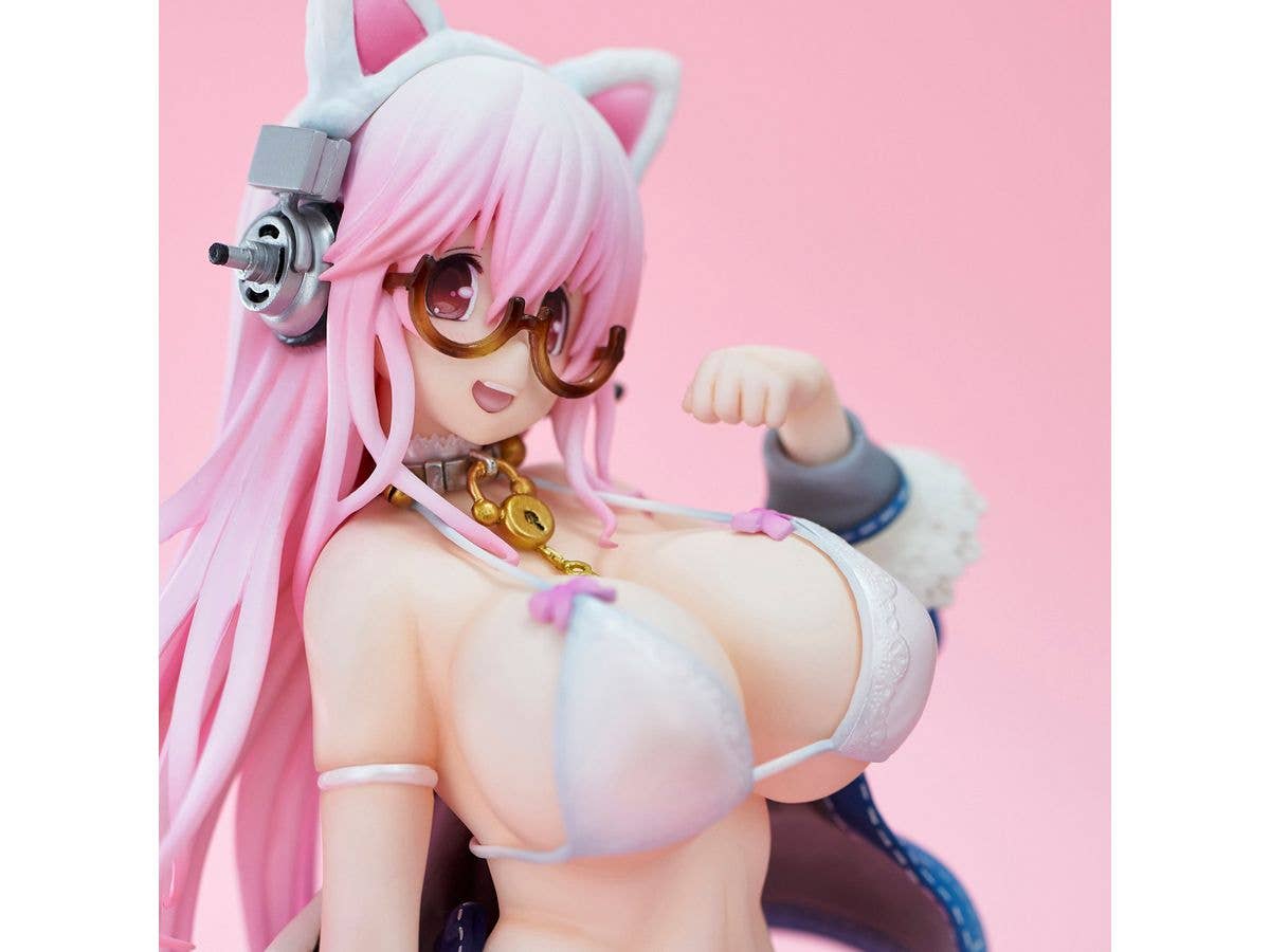 Union Creative Nitroplus Super Sonico (White Cat Ver.) Figure (2nd Reissue) | 4589642715276