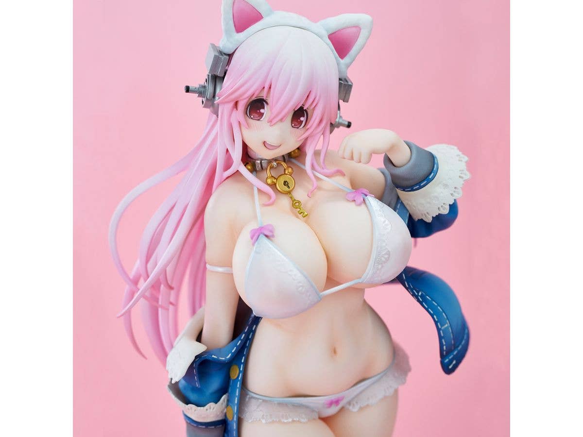Union Creative Nitroplus Super Sonico (White Cat Ver.) Figure (2nd Reissue) | 4589642715276