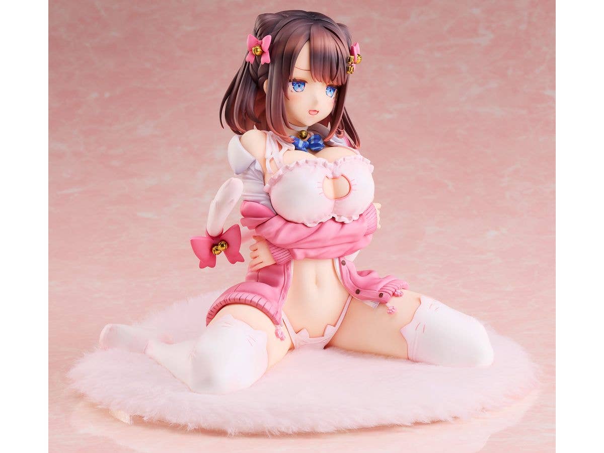 Union Creative KATTO Illustration Ribbon Hairpin-chan Complete Figure | 4589642715771