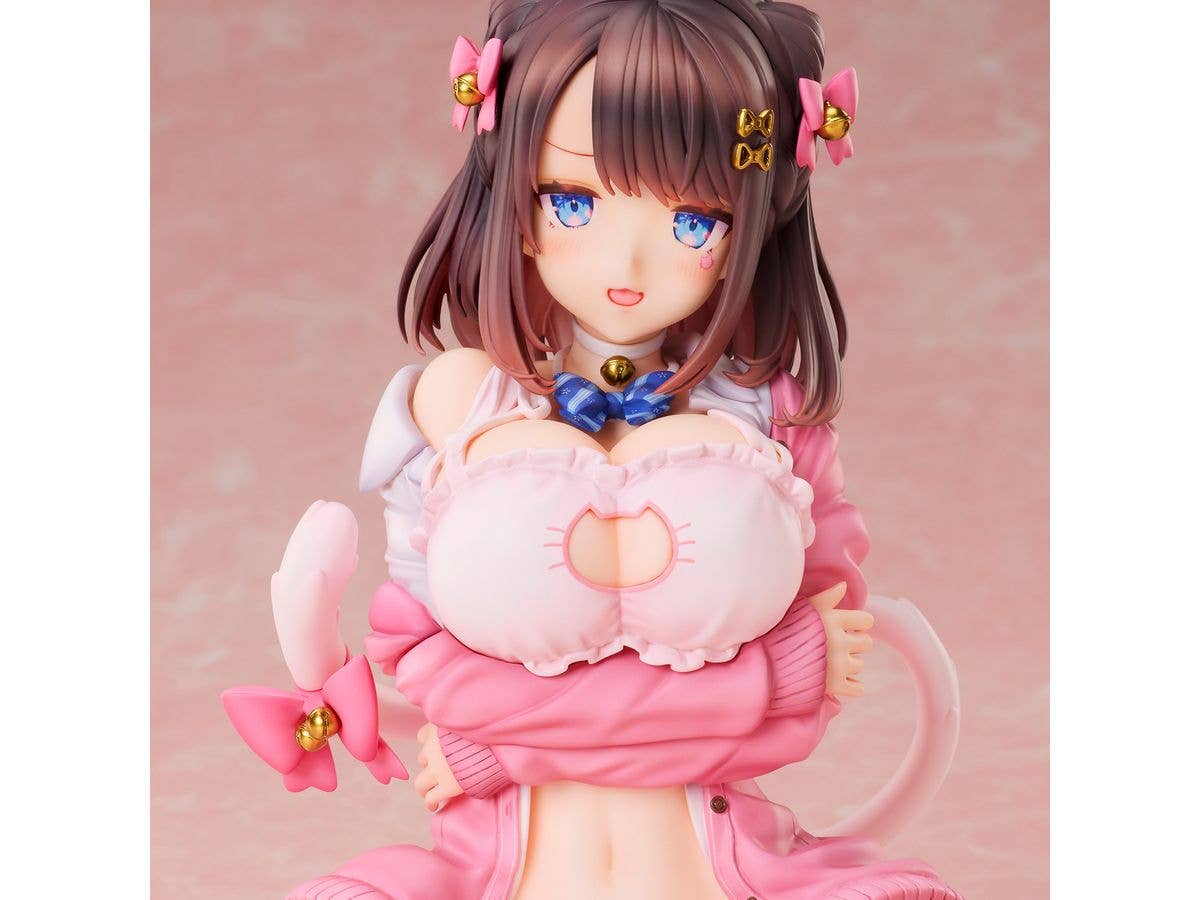 Union Creative KATTO Illustration Ribbon Hairpin-chan Complete Figure | 4589642715771