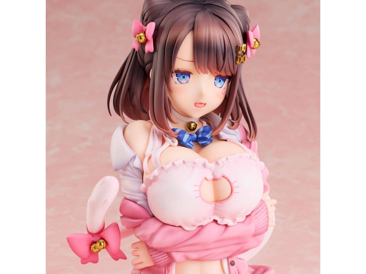 Union Creative KATTO Illustration Ribbon Hairpin-chan Complete Figure | 4589642715771