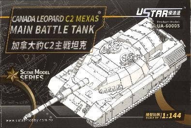 Ustar 1/144 Canada Leopard C2 Mexas Main Battle Tank | 6972851080040