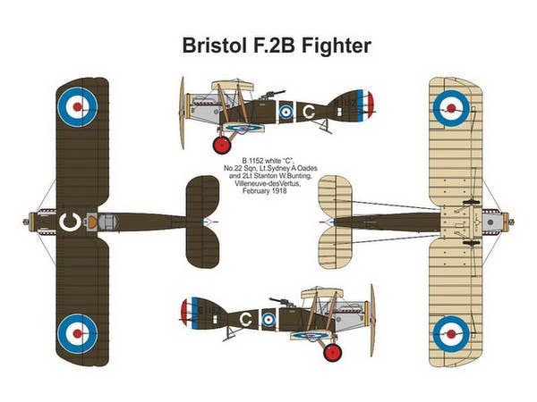 Valom 1/144 Bristol F2B Fighter (Double Set) | 8594054294154