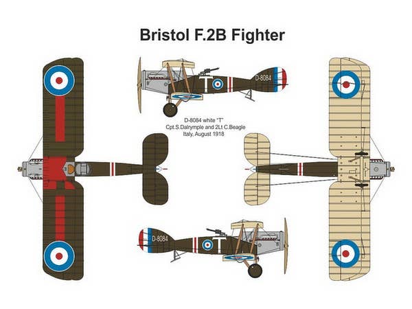 Valom 1/144 Bristol F2B Fighter (Double Set) | 8594054294154