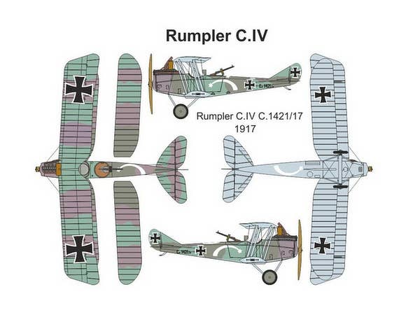 Valom 1/144 Rumpler C.IV (Double Set) | 8594054294161