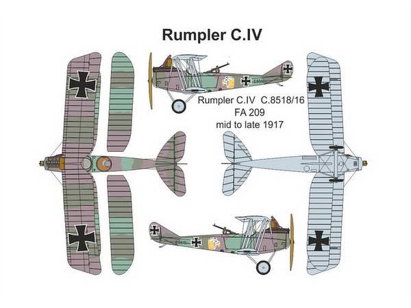 Valom 1/144 Rumpler C.IV (Double Set) | 8594054294161