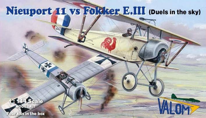 Valom 1/144 Nieuport 11 vs Fokker E.III (Duels in the Sky) | 8594054294208