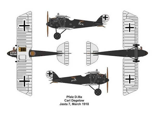Valom 1/144 Pfalz D.III (Double Set) | 8594054294239