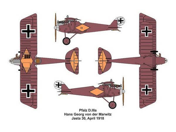 Valom 1/144 Pfalz D.III (Double Set) | 8594054294239