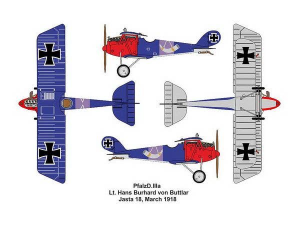 Valom 1/144 Pfalz D.III (Double Set) | 8594054294239