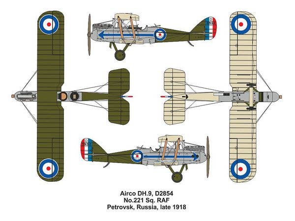 Valom 1/144 Airco DH.9 (double set) | 8594054294253