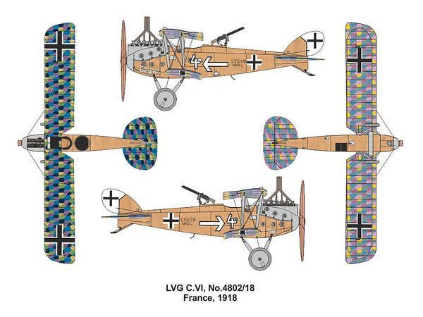 Valom 1/144 LVG C.VI (double set) | 8594054294284