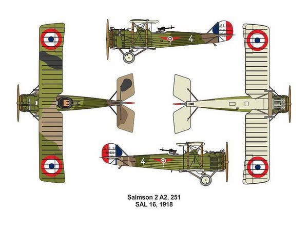 Valom 1/144 Salmson 2 A2 (double set) | 8594054294307