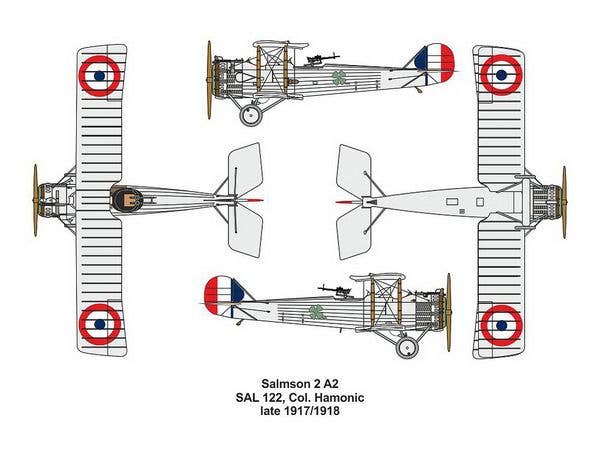 Valom 1/144 Salmson 2 A2 (double set) | 8594054294307