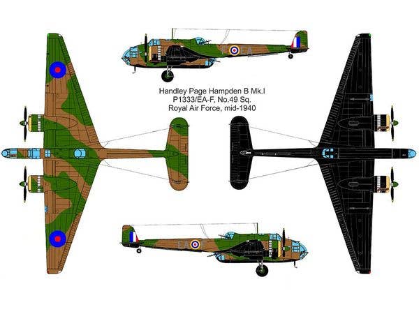 Valom 1/144 Handley Page Hampden B.Mk.I | 8594054294314