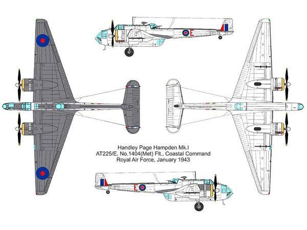 Valom 1/144 Handley Page Hampden B.Mk.I | 8594054294314