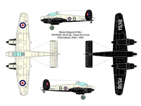 Valom 1/144 Bristol Brigand B.Mk.1 | 8594054294338