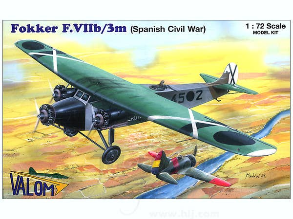 Valom 1/72 Fokker F.VIIb/3m (Spanish Civil War) | 8594054290545