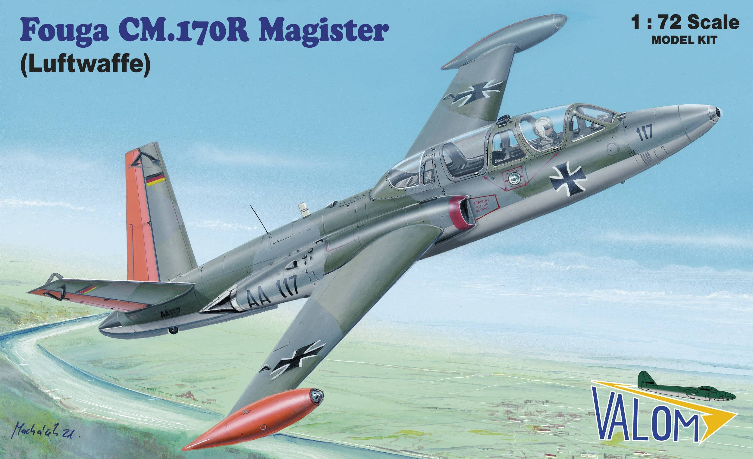 Valom 1/72 Fouga CM.170R Magister (Luftwaffe) | 8594054290842